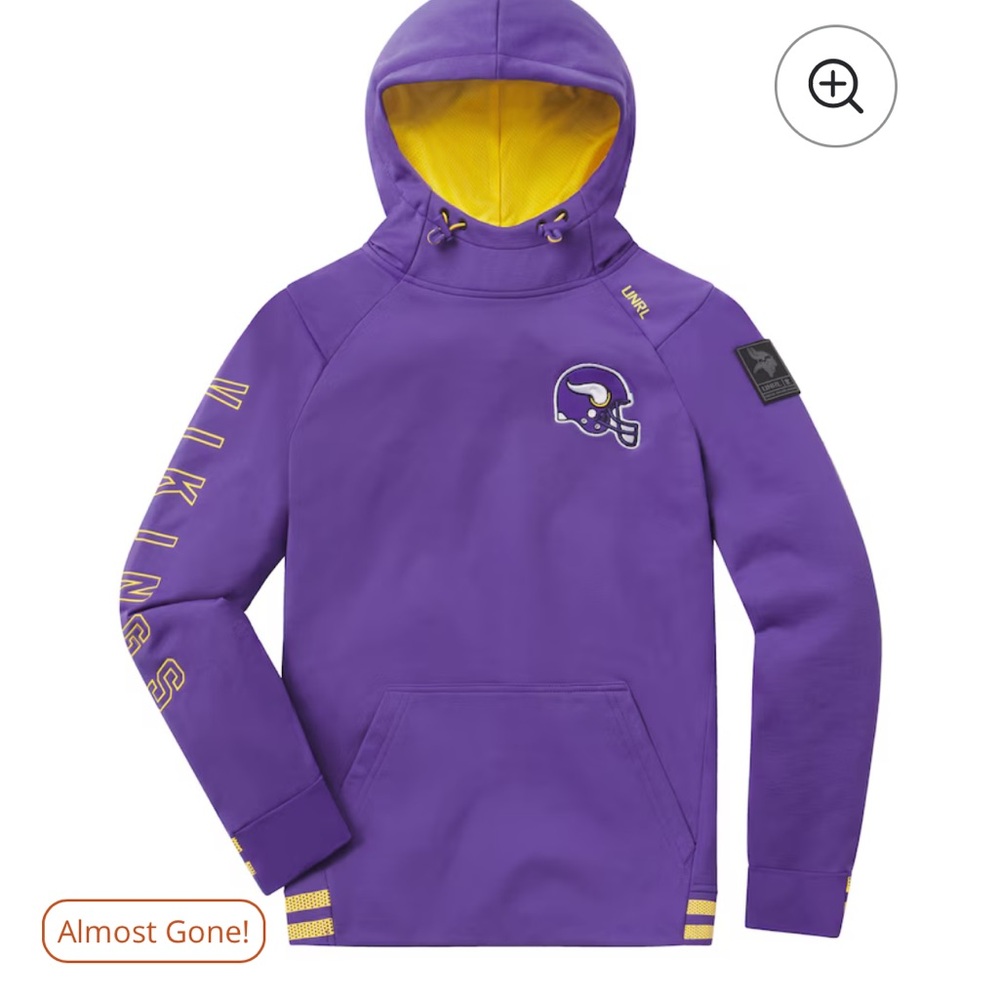 UNRL youth Vikings  Kids Hoodie with Helmet Design